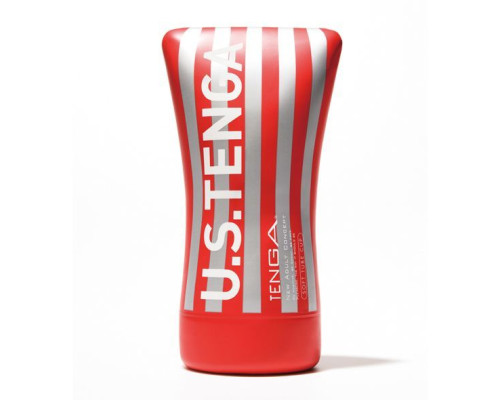 Мастурбатор Tenga US Soft Tube Cup (м’яка подушечка велика) стискається