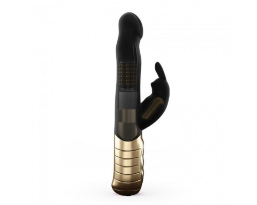 Вібратор-кролик Dorcel Baby Rabbit Gold 2.0 з перловим масажем і голівкою, що обертається