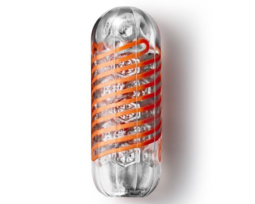 Мастурбатор Tenga Spinner Hexa с упругой стимулирующей спиралью внутри, стандартная спираль