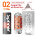 Мастурбатор Tenga Spinner Hexa с упругой стимулирующей спиралью внутри, стандартная спираль