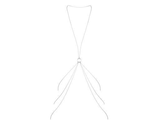 Ланцюжок для тіла Bijoux Indiscrets Magnifique 8 Body Chain — Silver