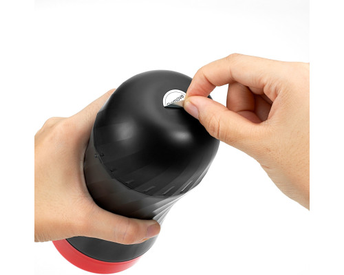 Мастурбатор Tenga Air-Tech TWIST Tickle Red зі змінною тугістю обхвату, ефект глибокого мінету