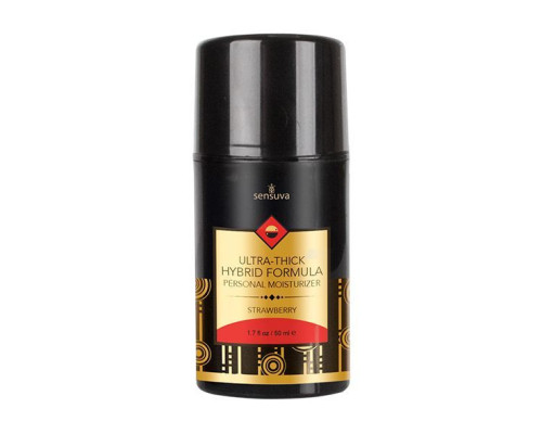 Густая крем-смазка на гибридной основе Sensuva UltraThick Hybrid Formula Strawberry (50 мл)
