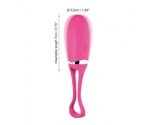 Віброяйце Dorcel Secret Delight Magenta з пультом ДК, з турборежимом та голосовим керуванням