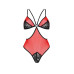 PEONIA BODY red L/XL Passion