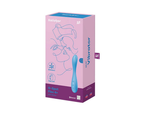 Універсальний смарт-вібратор Satisfyer G-Spot Flex 4, гнучкий стовбур із фіксацією положення