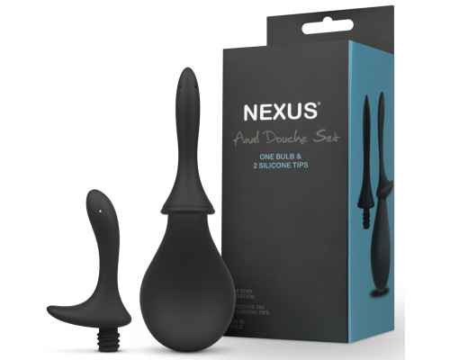 Анальный душ с двумя насадками Nexus ANAL DOUCHE SET 250 ml