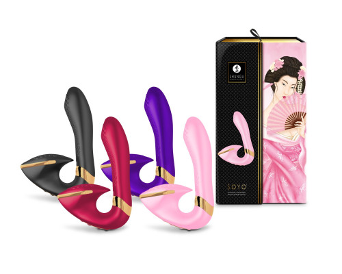 Вібратор кролик Shunga - Soyo Intimate Massager Black
