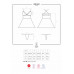 Obsessive 838-BAB-1 babydoll & thong black L/XL