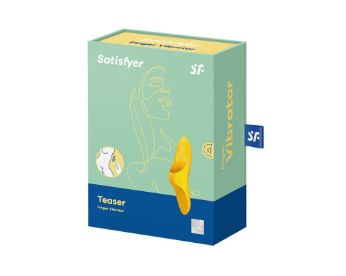 Вібратор на палець Satisfyer Teaser Dark Yellow