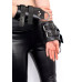 Манжети для підвісу за руки Kinky Hand Cuffs For Suspension з натуральної шкіри, колір чорний