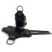 Манжети для підвісу за руки Kinky Hand Cuffs For Suspension з натуральної шкіри, колір чорний