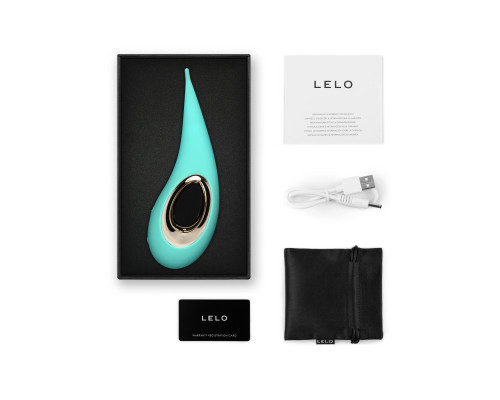 Вібратор для клітора LELO DOT Aqua з головкою, що обертається
