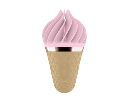 Мороженка спиннатор Satisfyer Lay-On - Sweet Treat Pink/Brown