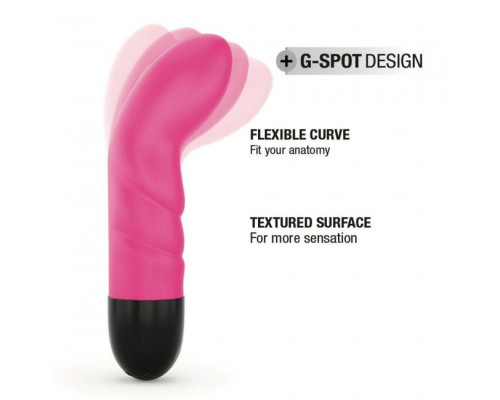 Вібратор Dorcel Expert G 2.0 Magenta для точки G, що перезаряджається