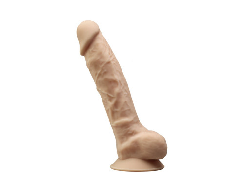 Фалоімітатор з вібрацією з пультом SilexD Vetus Vibro Flesh MODEL 1 size 8in (20,3 см)