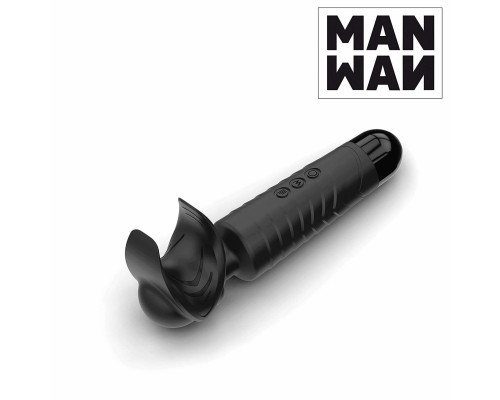 Мастурбатор-вібромасажер MAN.WAND, відмінно для пар, вібро-мінет, 20 режимів