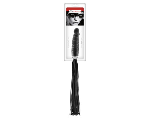 Флогер з ручкою-дилдо Fetish Tentation Whip with Dildo Handle