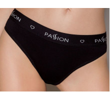 Трусики-сліпи з бавовни та еластаном Passion PS004 PANTIES black, size XL