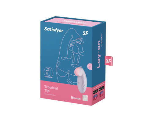 Вібратор Satisfyer Tropical Tip Light Lilac