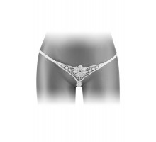 Трусики-стрінги з доступом Fashion Secret DANUTA White