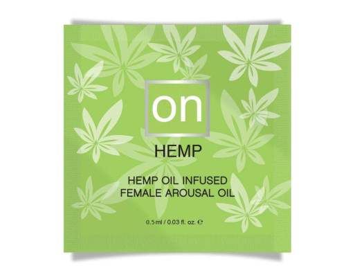 Пробник возбуждающего масла Sensuva - ON for Her Hemp Infused Arousal Oil (0,5 мл)