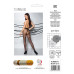 Колготки з відкритим доступом, контрастна лінія TIOPEN 010 black 1/2 (20 den) — Passion