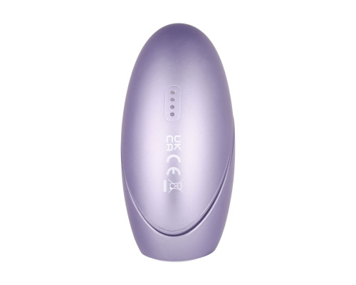 Вакуумний кліторальний стимулятор Svakom Pulse Galaxie Metal Lilac, нічник-проєктор зоряного неба