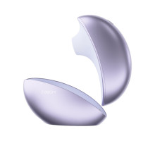 Вакуумний кліторальний стимулятор Svakom Pulse Galaxie Metal Lilac, нічник-проєктор зоряного неба