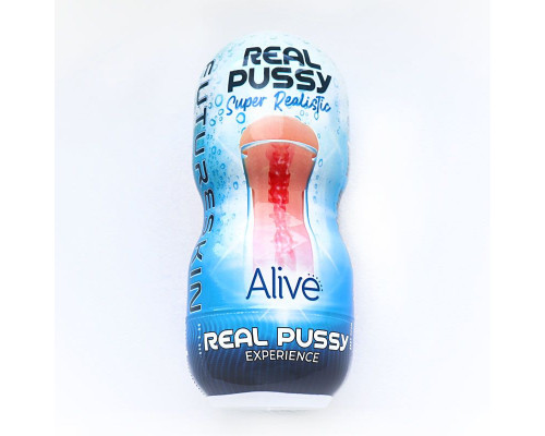 Недорогий мастурбатор-вагіна Alive Super Realistic Vagina