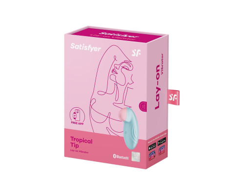 Вібратор Satisfyer Tropical Tip Light Blue