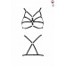 Бюстгальтер-стрепи ARMANDA BRA black S/M - Passion Exclusive