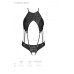 Боді з екошкіри з ремінцями та перфорацією Tamaris Body black L/XL — Passion