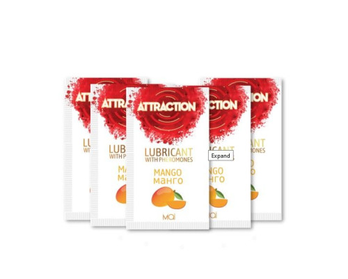 Пробник лубриканта з феромонами MAI ATTRACTION LUBS MANGO (10 мл)