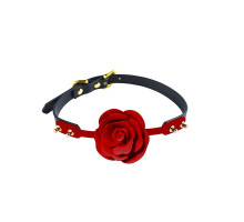 Розкішний кляп у вигляді троянди Zalo - Rose Ball Gag, подвійне використання