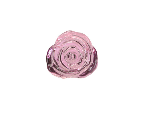 Скляна анальна пробка Pillow Talk – Rosy- Luxurious Glass Anal Plug