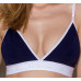 Спортивний топ з подвійними бретелями Passion PS007 TOP navy blue, size M