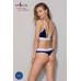 Спортивний топ з подвійними бретелями Passion PS007 TOP navy blue, size M