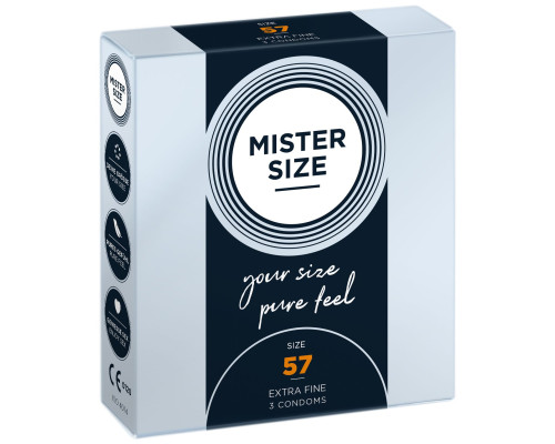 Презервативы Mister Size 57 (3 pcs)