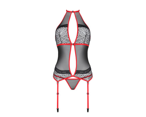 SATARA CORSET red XXL/XXXL Passion
