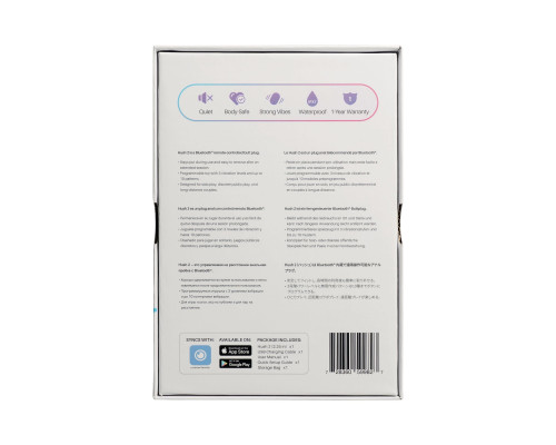 Анальна смарт-вібропробка Lovense Hush 2, розмір L