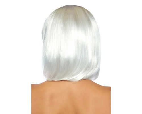 Leg Avenue Pearl short natural bob wig White