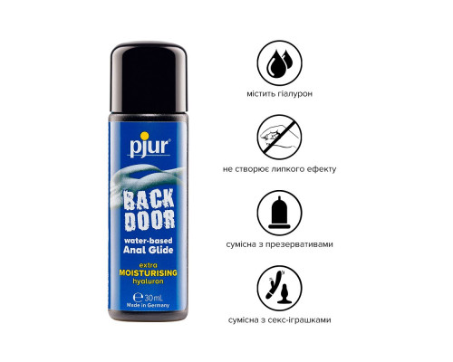 Анальная смазка pjur backdoor Comfort water glide 30 мл на водной основе с гиалуроном