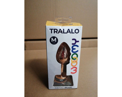 Анальна пробка Wooomy Tralalo Metal Plug Size M (м'ята упаковка)
