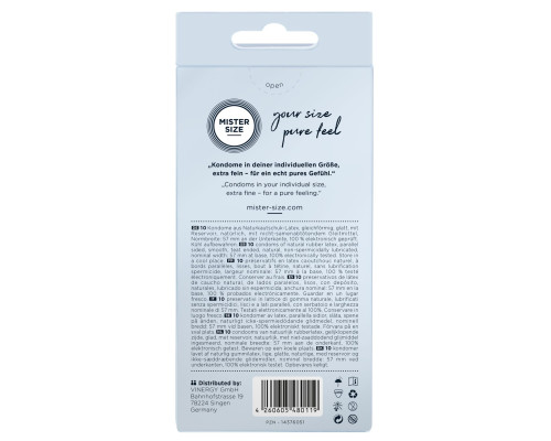 Презервативы Mister Size 57 (10 pcs)