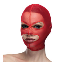 Маска сітка з відкритим ротом та очима Feral Feelings - Mask Red