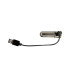Віброкуля PowerBullet - First-Class Bullet 2.5" with Key Chain Pouch, Gun Metal