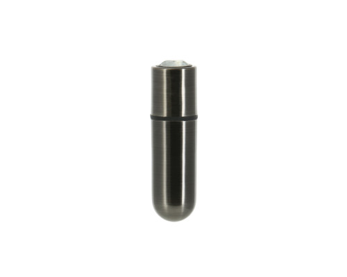Віброкуля PowerBullet - First-Class Bullet 2.5" with Key Chain Pouch, Gun Metal