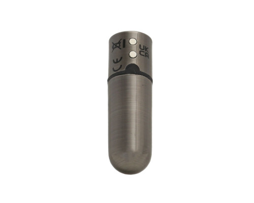 Віброкуля PowerBullet - First-Class Bullet 2.5" with Key Chain Pouch, Gun Metal