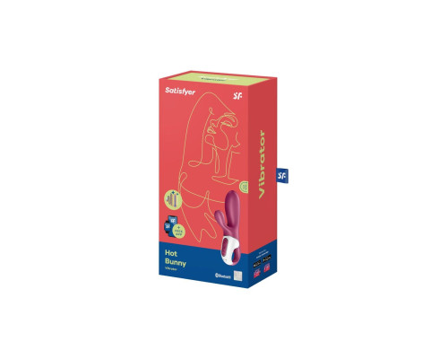 Смарт вібратор кролик із підігрівом Satisfyer Hot Bunny
